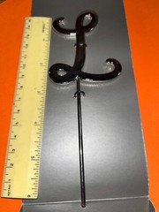 Wedding Cake Topper L Monogram Letter Silver Metal By His & Hers Studio