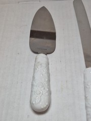 Ceramic Wedding Cake Knife & Server