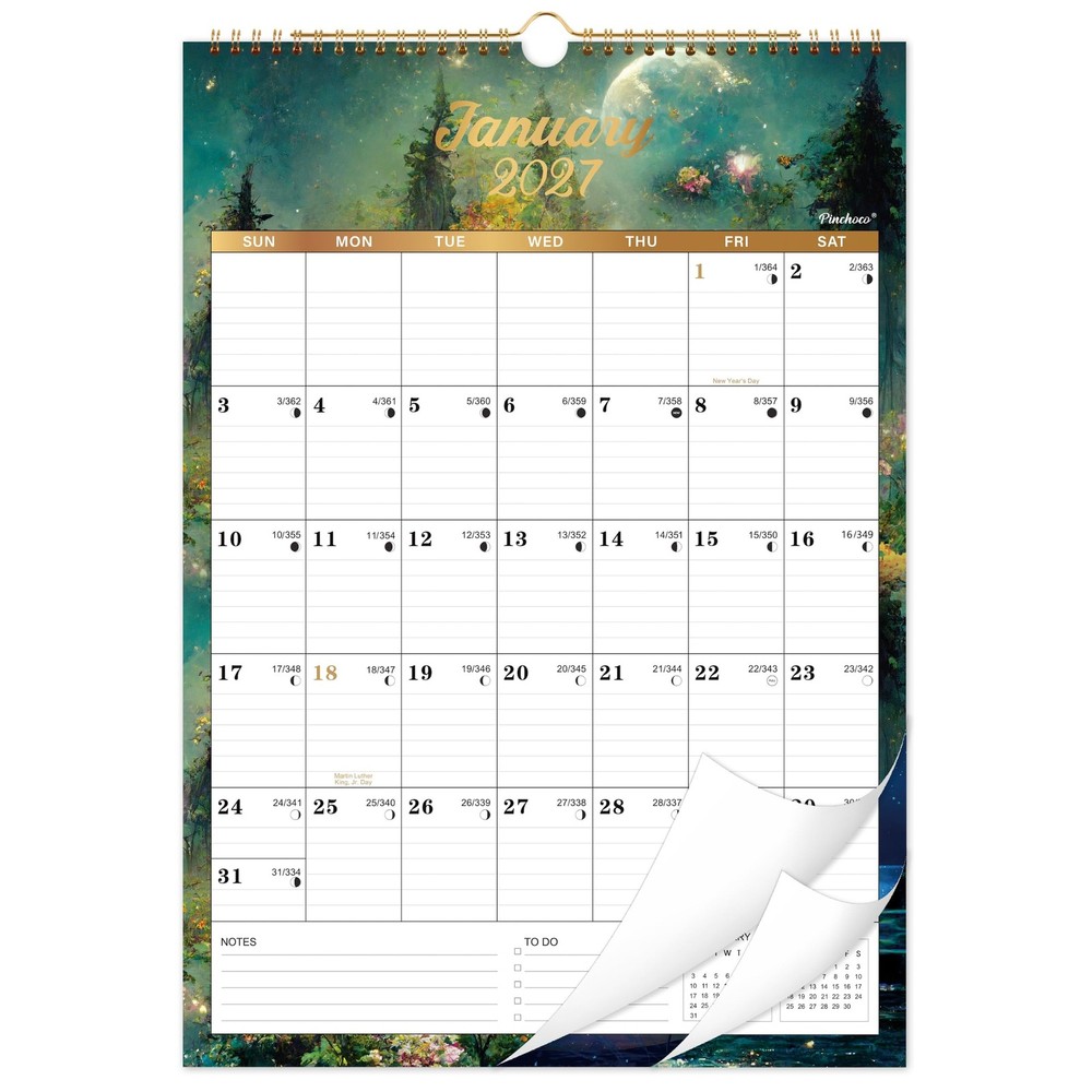 2027 Wall Calendar – 2027 Calendar, Large Calendar 2027, Jan. 2027 – Dec. 202…