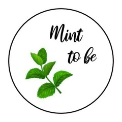 30 «Mint» To Be wedding invitation stickers, labels, tags, envelope seals 1.5″