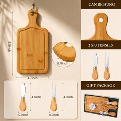 Ziliny 100 Set about 7.87 x 3.74 x 0.39 inches/ 20 x 9.5 x 1 cm, Bamboo Color