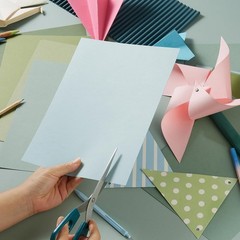 30 Sheets 8.5×11 Color Tones Cardstock Paper 250GSM inches, Sage-Green