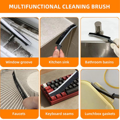 3Pcs Hard-bristled Crevice Cleaning Brush, Multifunctional Thin Gap Scrub Bru…