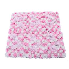 Flower Wall Panel 24″ x 16″ Artificial Roses Dahlias for Wedding & Party