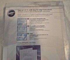 Wilton Bi-fold Programs~50 sheets~»White Simple Yet Elegant»~unused