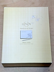 LENOX True Love Guestbook Wedding Anniversary Silverplate – SKU# 815054 – NO PEN