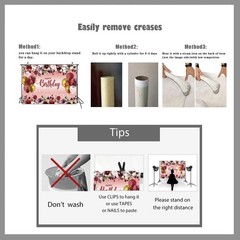 7x5ft Happy Birthday Decorations Women Girls Birthday Party Backdrop Glitter …