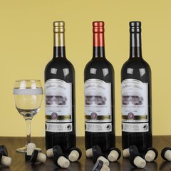 Wine Sealer for Bottles – 60 pcs PVC Heat Shrink Capsules and Corks