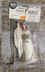 VTG Wilton Cake Topper Lasting Love Wedding couple Ellen Williams Designer