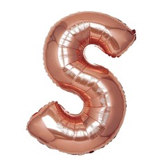40″ Rose Gold Letter S Mylar Foil Balloon Birthday Party Wedding Decorations
