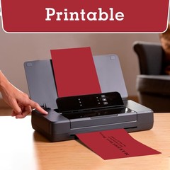 A9 Envelopes Red 5.75×8.75 Invitation A9(5.75×8.75 in) – 50 Pack,