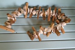 DIY Natural Beach Wedding Decor Driftwood Oyster Shells Garland, 33″+ G-83