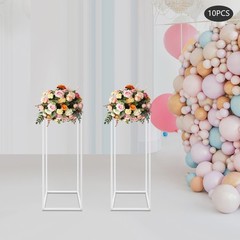 10Pcs Flower Display Stands Steel Floral Showing Rack Decor for Wedding Party