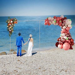 Iron Balloon Arch Stand Wedding Arch Backdrop Stand Arches for Ceremony