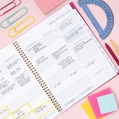 2026-2027 Weekly and Monthly 8.5″ x 11″ Star Confetti Bright- 2026/2027