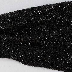 10 Black Glittered Spandex CHAIR SASHES Wedding Ceremony Reception Decorations