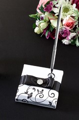 Lillian Rose Wedding Black White Pen Set for Guestbook PEN730B