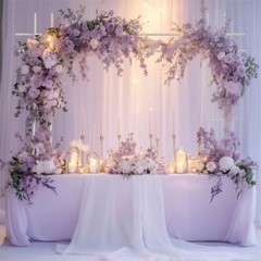 7.7 FT Iron Wedding Arch, Metal Arch Backdrop Stand Square Arch Wedding Arbor