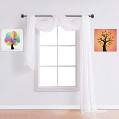 Wedding Arch Draping Fabric Bundle Has 2 216 Inch (18 Feet) Scarves in Caramel