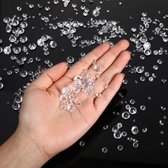4000 Pieces Diamonds Crystals Acrylic Gems Wedding Table Scattering Gemstones Ch