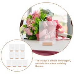 10 Sets Assorted Color Acrylic Table Numbers for Wedding Party and Banquets
