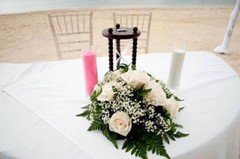 The Wedding Day in Black Unity Sand Ceremony Hourglass by Heirloom Hourglass