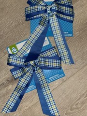 2 Pack Checkered Blue , White & Lime