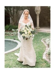 Rinlong 16.5 Inch Wedding Bouquets for Bride White Sage Green Bridal Bouquet …
