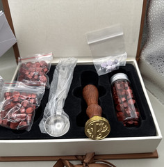 Lot of Fancy Letter J Wax Seal Stamp Set, Pineapple Deer European Style Kits