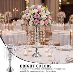 Metal Candle Holder Reusable Multi-Purpose for Tabletop Flower Arrangement
