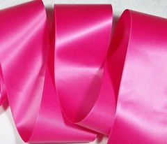 72mm x 5 metres Single Sided Satin Ribbon 41 Colours Available Blanket Floral