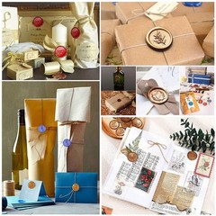 2 Pieces Letter O Wax Seal Stamp Set,Initial Alphabet Wax Seal Stamp Kit Vint…