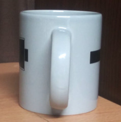 Best Man Wedding Mug Cup Ceramic with Wording & Black Bow gray black beautiful