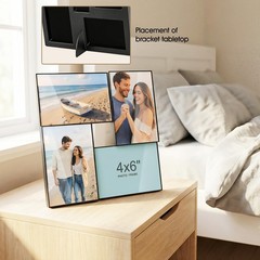 4×6 Collage Picture Frames, Multiple Photo Frame Collage for 4 Pcs 4 x 6 Phot…