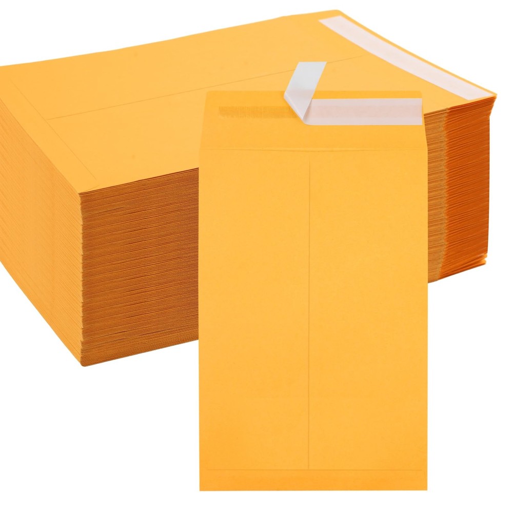 Joyberg 6×9 Envelopes Self Seal, Yellow 6x9in,