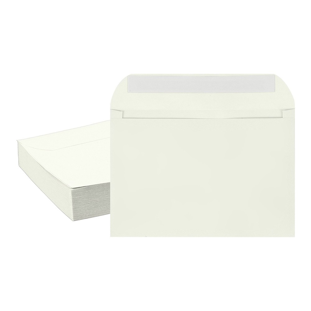 For 50 self sealing envelopes 7.8×5.5 inches beige for invitations A7