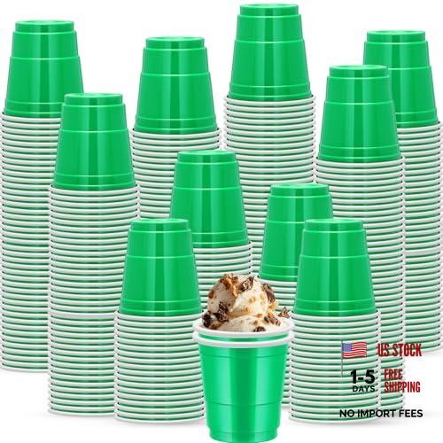 Pack 2 oz Plastic Shot Glasses st. patrick’s day Shot Glasses Shot 240 Green