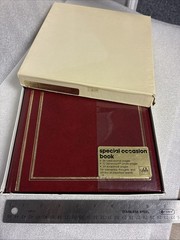 Vintage CR Gibson Special Occasion Photo Album Journal Scrapbook Heritage w/ BOX