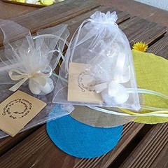 5×7 Inch Organza Gift Bag with Drawstring for Jewelry,Candy,50 5×7 Inches White