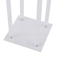 10 Pcs Floor Flower Stand Acrylic Column Flower Vases Flower Arrangement Decor