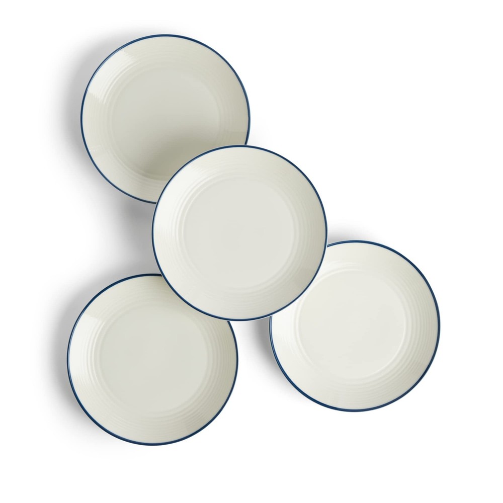 Royal Doulton Gordon Ramsay Maze Plate 8.7In Denim Line Set Of 4 1065480