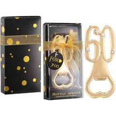 Gold Bottle Opener Set 60th Birthday Party Favors Unique Gift 24 Pcs Durable New