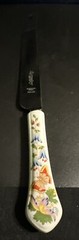Aynsley ENGLISH FINE BONE CHINA Cottage Garden Cake Knife Server Stainless NEW