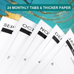 2027-2028 Monthly Planner – Jan. 2027 to Dec. 2028, 9″ x 11″, Spiral Bound Wi…