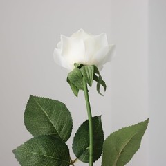 Buart Artificial Silk Flowers Real Touch Realistic Roses Bouquet Long Stem fo…