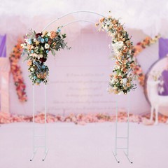 7.2ft Arch Wedding Stand Party Balloon Shelf Outdoor For Backdrop Rack Stand