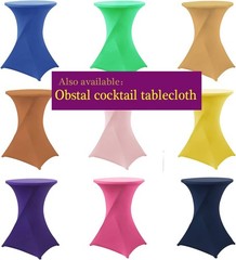 Obstal Spandex Chair Buckles for Wedding – 10 Pcs Sashes Bows Silver