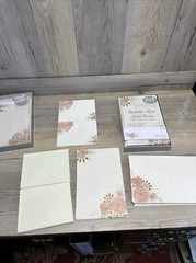 Studio His&Hers 50 Count Floral Wedding Invitations with envelopes & reply cards