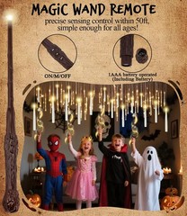 Tenmiro – Candles Wand Magic Hanging Candles Flameless Warm