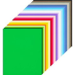 Koogel 60 Sheets Colored Cardstock, 8.5 x 11 x 11 inches, Multicolor